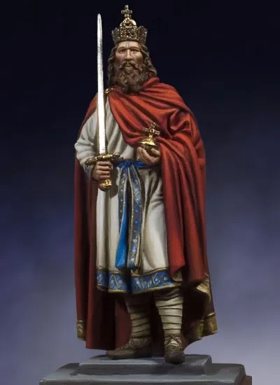 

1/32 Scale Resin Figure Building Kit The medieval church fighters