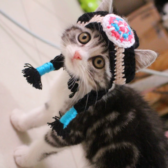 [MPK Store] Indian Headwear for Cats, Pet Costume, Kitten Headwear with