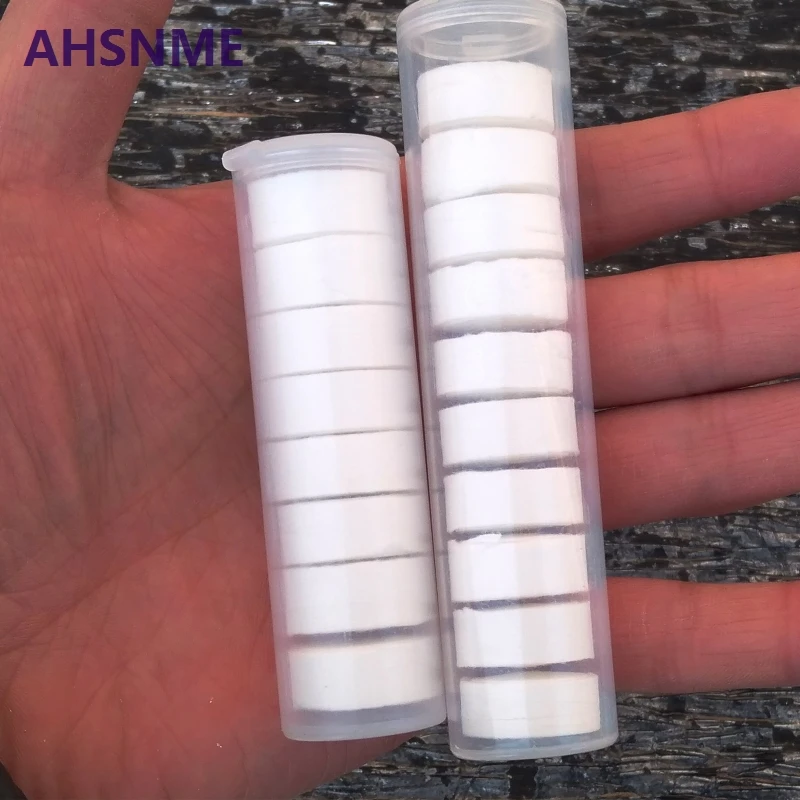 AHSNME 15pcs inside each tube Compressed towel 22 * 24cm camping easy to carry As long as three seconds into the water to expand 3