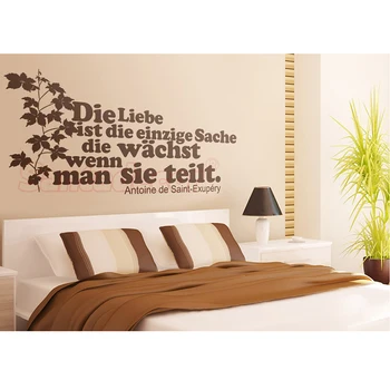 

Sticker-Muraux Die Liebe-ist-die-einzige-Sache Vinyl Wall Decor Wenn Man Sie Teilt Wall Art Decal Living Room Home Decor Poster