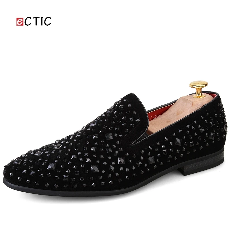 mens rhinestone dress shoes