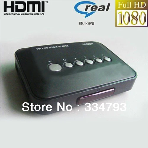 MANYTEL Full HD 1080p Media Player RMVB RM H.264 MKV AVI VOB HDMI Выход Hdd плеер|hdd player|1080p media playermedia player |