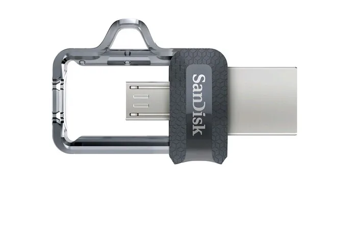 SanDisk флеш-накопители Ultra Dual OTG USB 64 ГБ 32 ГБ 16 ГБ 130 м/с мини-флешки 3,0 флешки 32G Поддержка 0fficial верификация