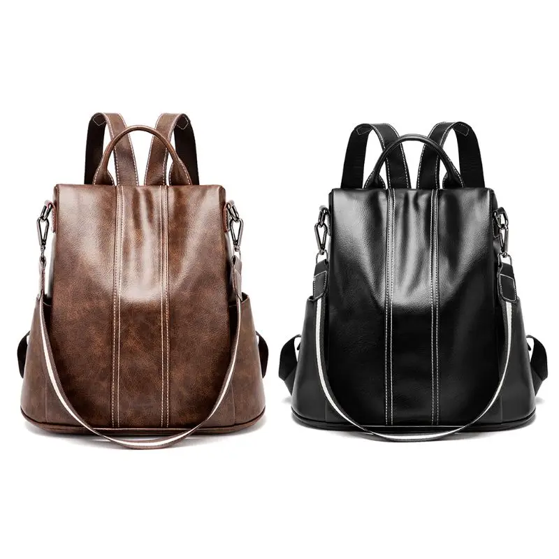 

2019 New Hot Sale Women Lady Girls Backpack Travel Shoulder Bag PU Leather Rucksack Daypack Bags