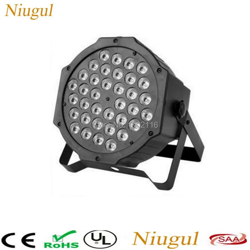 

10PCS Professional 36X3W RGB LED Flat Par Light DMX Stage Lighting Effect light For Disco KTV Party par LED lamp LED wash effect