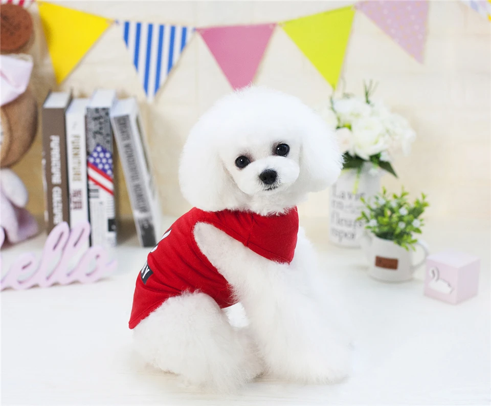 Dog Clothes Summer Clothing for Dogs Chihuahua Pet Clothes Cat S M L XL XXL Dogs Pets Clothing Animal Print 4 colors (7)