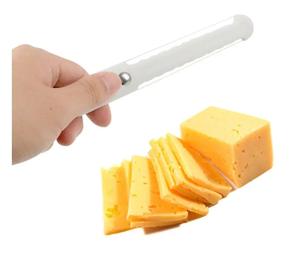 

Shebaking 1pc Cheese Slicer Peeler Wired Cheese Butter Cutter Plastic Cheese Knife Cooking Baking Tools Kitchen