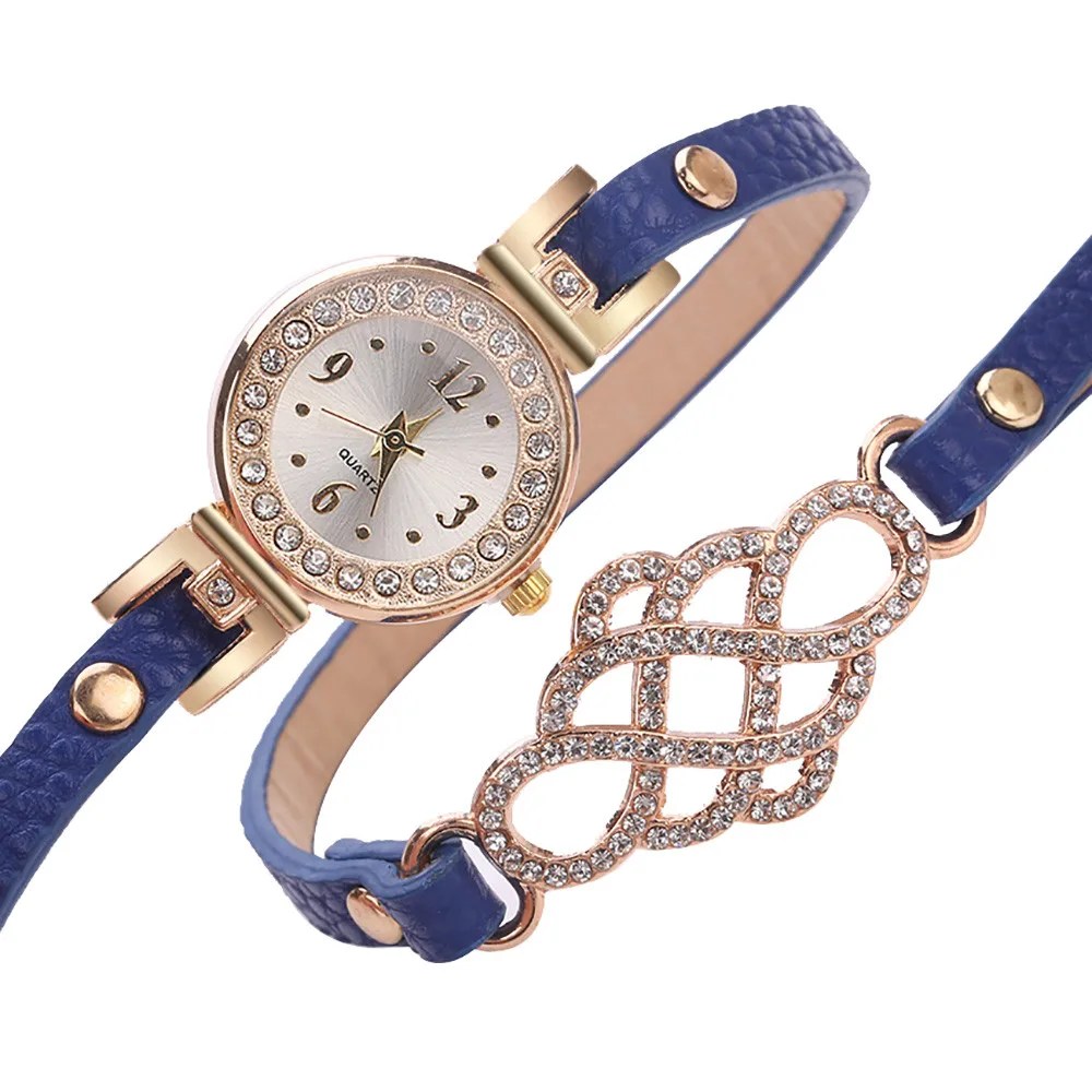 Горячие женские модные часы завод шаблон сплава стальной ремешок аналоговые кварцевые круглые часы платье Reloj de dama Wd3 море