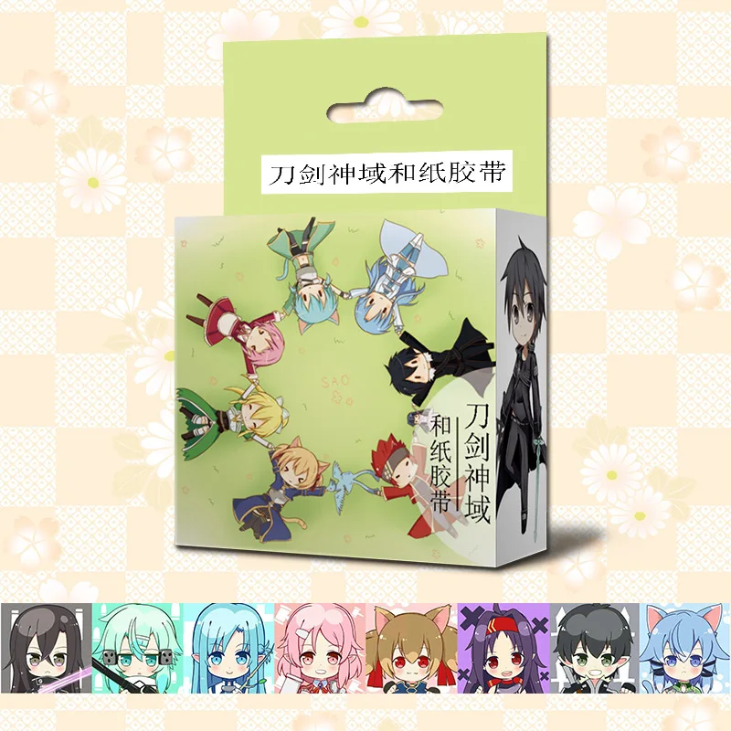 

1.5cm*5m Sword Art Online SAO Anime Washi Tape Adhesive Tape DIY Scrapbooking Sticker Label Masking Tape