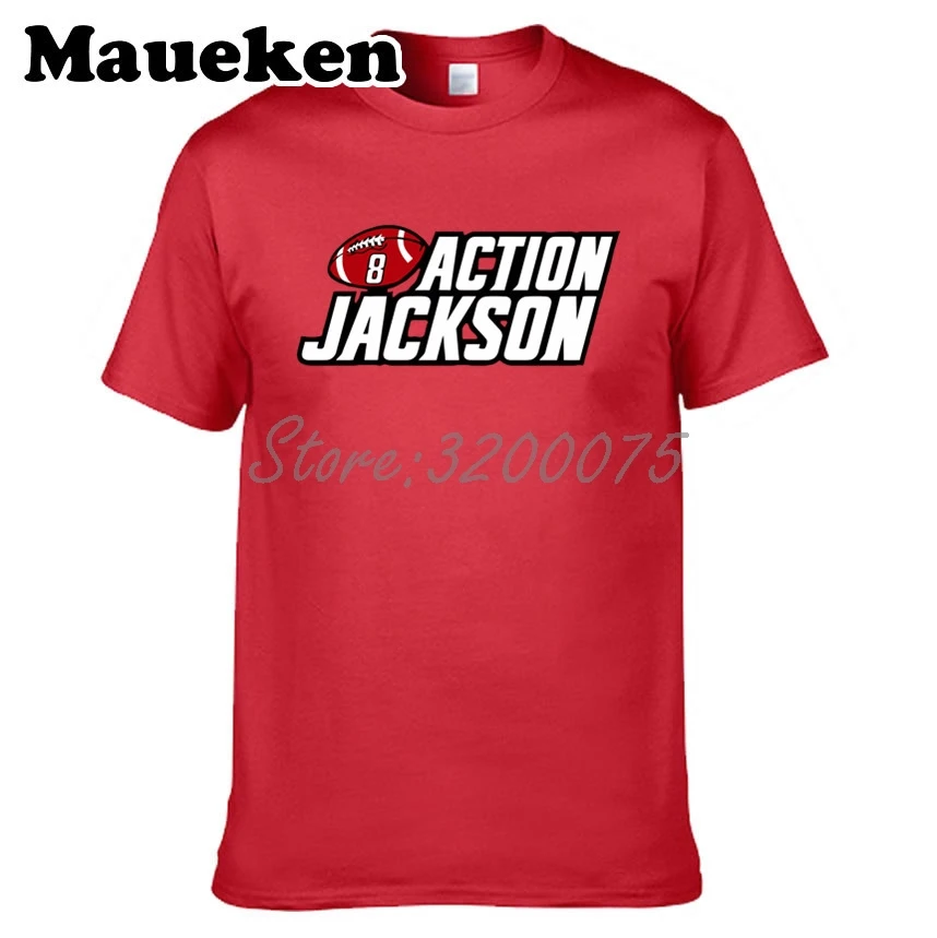 Мужская Louisville Lamar Jackson 8 для Heisman футболка одежда футболка с коротким рукавом мужская мода W0123015 - Цвет: 8