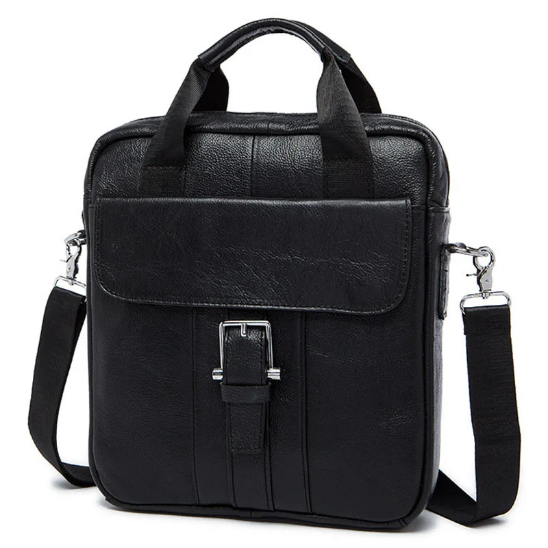 

Men Genuine Leather First layer Cowhide Handbag Retro Business Crossbody Shoulder Bag Cigarette Case Cell Phone Pocket Handbags