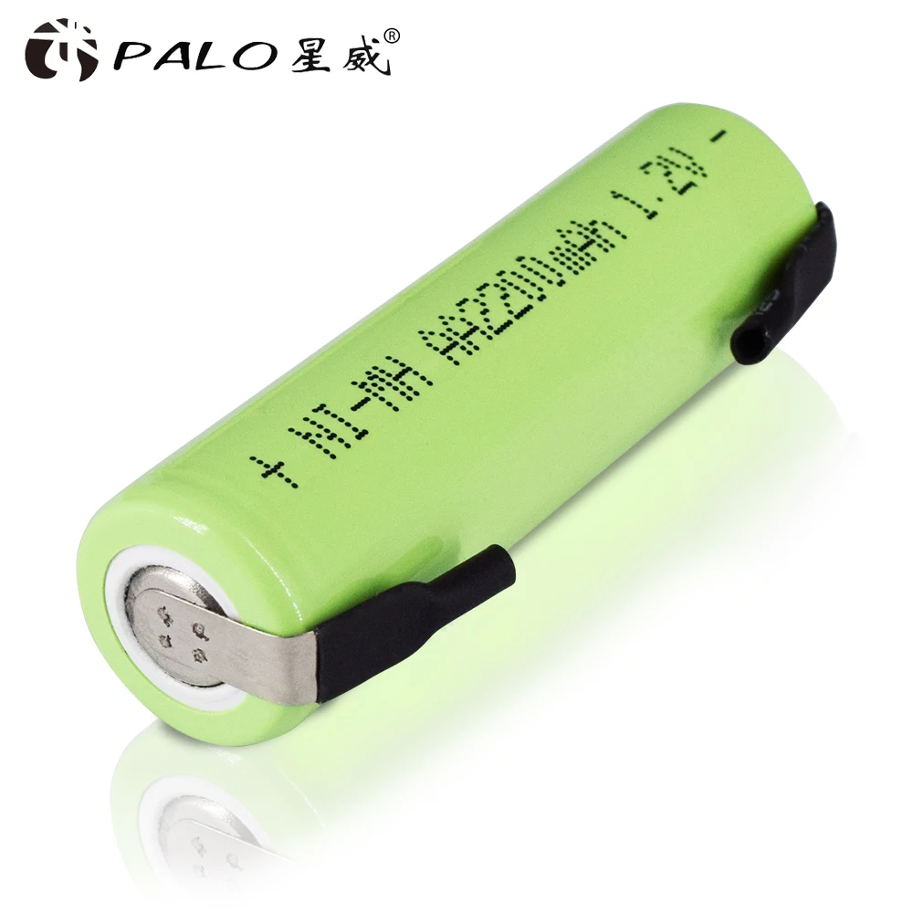 Батарея для электронной сигареты AA, перезаряжаемая батарея AA NiMH 1,2 V 2200 mAh, предварительно заряженные батареи для камеры