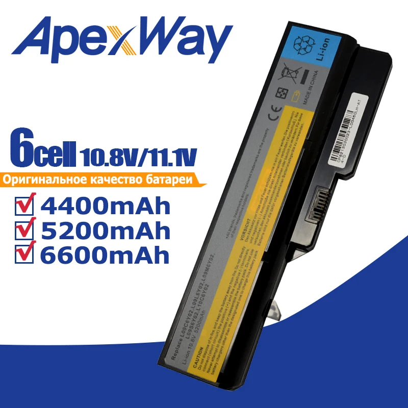

11.1v Laptop Battery for Lenovo IdeaPad LO9S6Y02 LO9L6Y02 l09m6y02 G460 G560 V360 B470 G460A G560 Z460 Z465 Z560 Z565 Z570