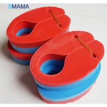 Alta calidad gran flotabilidad 4 tabletas sin niños inflables nadar anillo flotante del anillo del brazo del brazo ejercicio puede superponer EVA circ