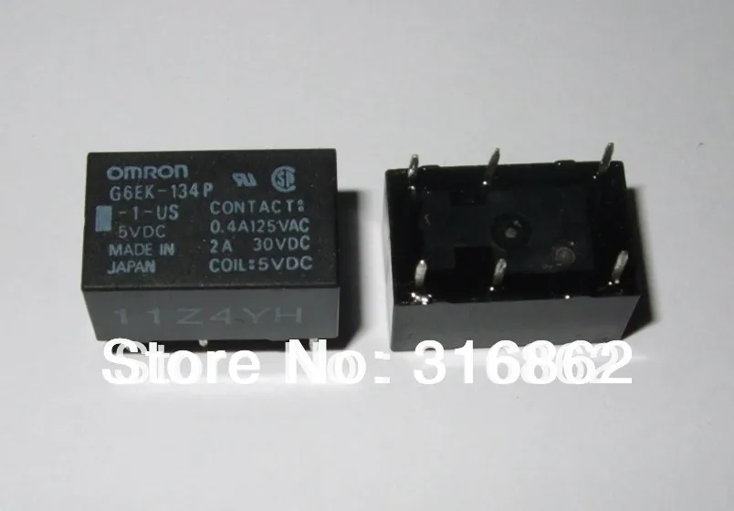 G6EK-134P-1-US-5V G6EK-134P-1-US-DC5V G6EK-134P РЕЛЕ ОРИГИНАЛЬНЫЕ ROHS 10 ШТ./ЛОТ