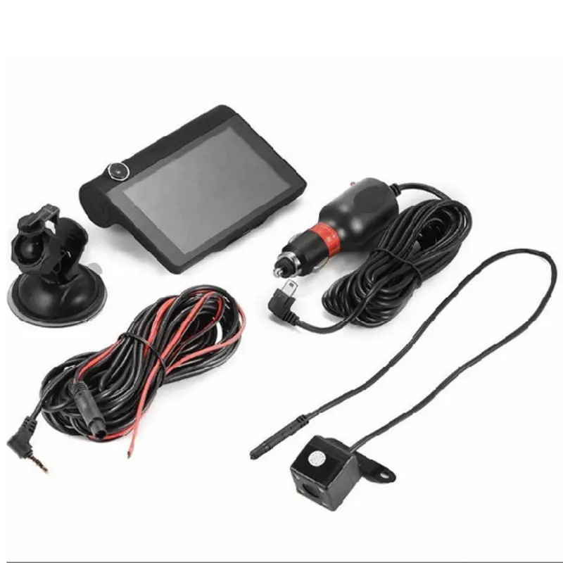 

1080P Car DVR 4"Dual Lens Dash Cam Front and Rear Video Recorder Camera