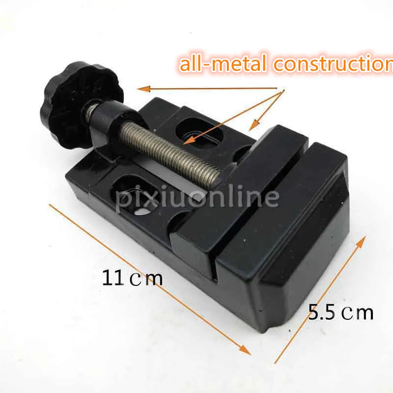 1pc J175 Mini All Metal Bench Vice Clamp Tool Flat Tongs 11 5 5cm