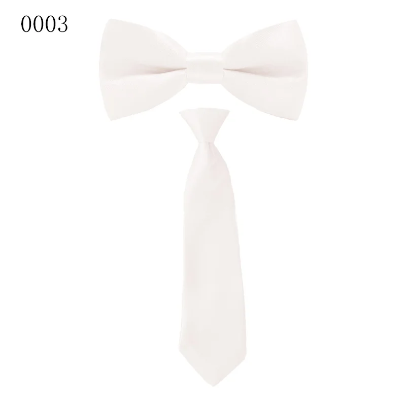 Комплект из 2 предметов, однотонные детские галстуки-бабочки, галстук для маленьких мальчиков и девочек, галстук-бабочка для свадебной вечеринки, эластичный Детский Регулируемый галстук-бабочка мятно-зеленого цвета - Цвет: a03 Cream White