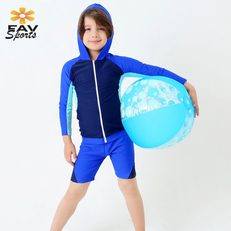 

2019 Summer Boys Swimsuit Two Piece Letter Print Bathing Suits For Summer Rash Guard Tankini Tops+Shorts Beachwear