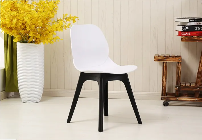 Современный дизайн классический минималистичный обеденный стул Европейский пластиковый стул для кафе гостиной модная мебель Лофт стул популярный стул