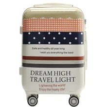 2" 24 дюйма ABS+ PC жесткий чехол с милыми буквами чехол для чемодана на колесиках/тяга для путешествий/чехол для путешественника