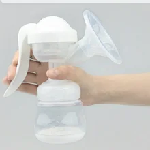 Ручной насос для кормления грудью ручной, для грудного молока кремния BPA бесплатно с молочные бутылки соски функции молочные насосы в