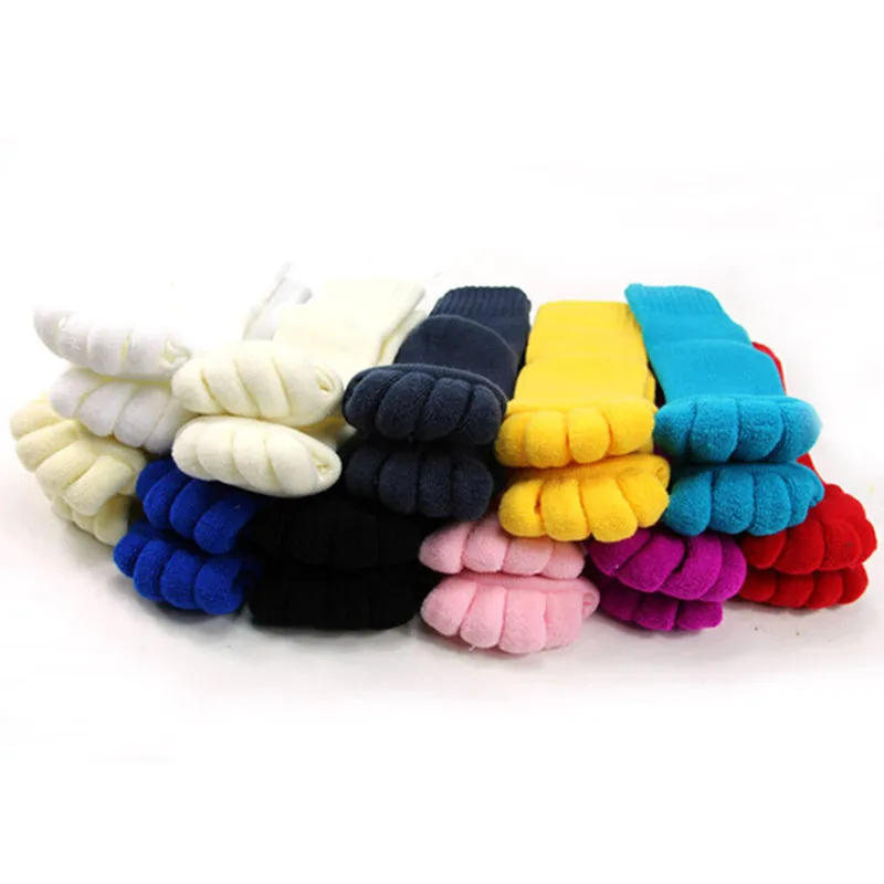 

Hot New Five Toe Socks Fingers Toe Separator Foot Alignment Pain Relief Massage Socks High Quality for Woman White Gift
