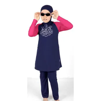

Middle East Muslim children swimwear Wholesale Girl's muslim swimwear islamic Child swimsuit