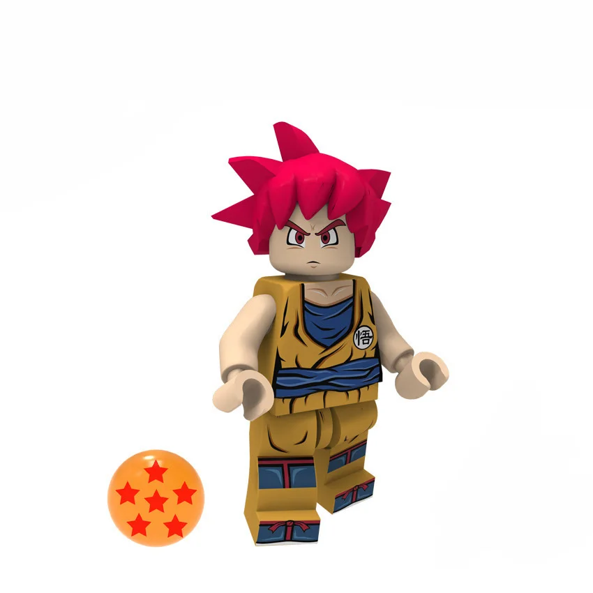Legoings Pingo блоки оригинальные аниме серии Dragon Ball Сунь Укун Вегета собранные люди
