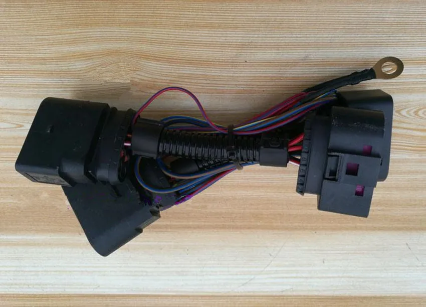 OEM Xenon Headlight Adapter Cable Wire Wiring Harness for VW PASSAT B6