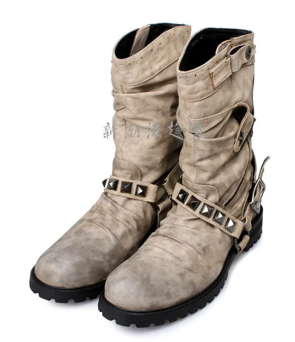 Зимние мужские ботинки; ковбойские армейские ботинки; кожаные высокие военные ботинки; Тактические винтажные мотоботы; кожаные оксфорды