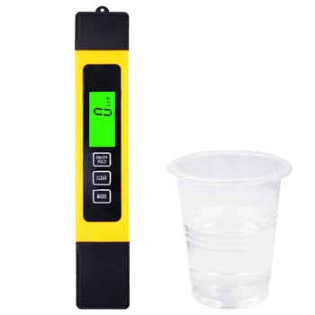 

20pcs 3 In 1 Titanium alloy probe TDS EC temp Pen Stick PPM Water Quality Meter Tester Filter Purity with backlight