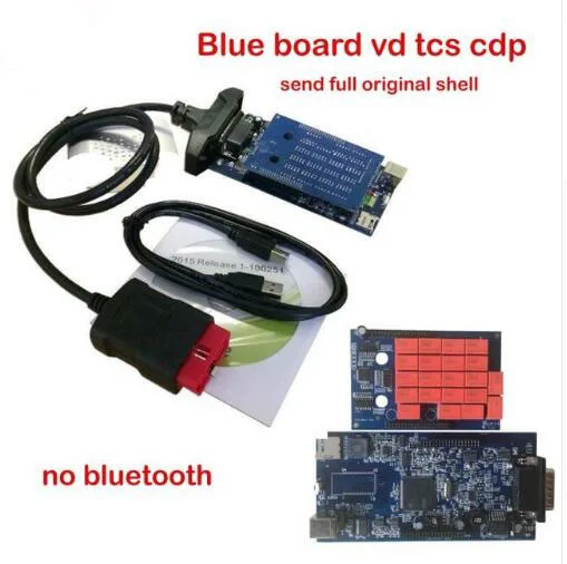С коробкой! Новый vci vd ds150e cdp tcs pro plus Bluetooth для автомобильных грузовиков delicht v3.0 v8.0