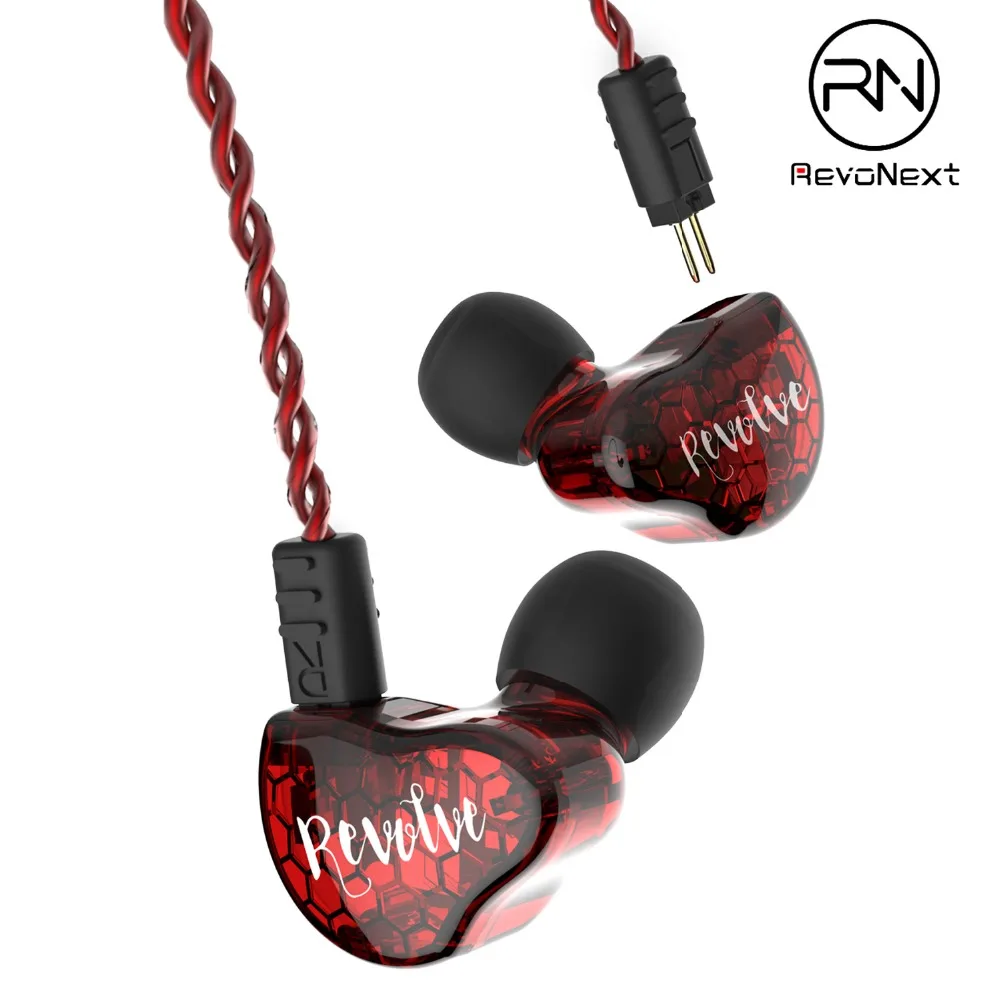 Revonext RX8S 1DD + 2BA Гибридный наушник для бега спортивные наушники
