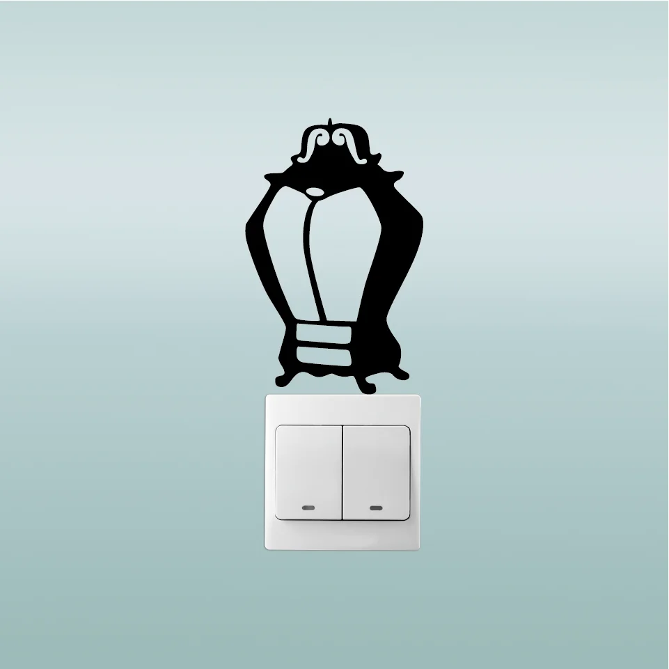 Kg 246 Mrs Wardrobe Switch Sticker Madame Armoire Wall Sticker