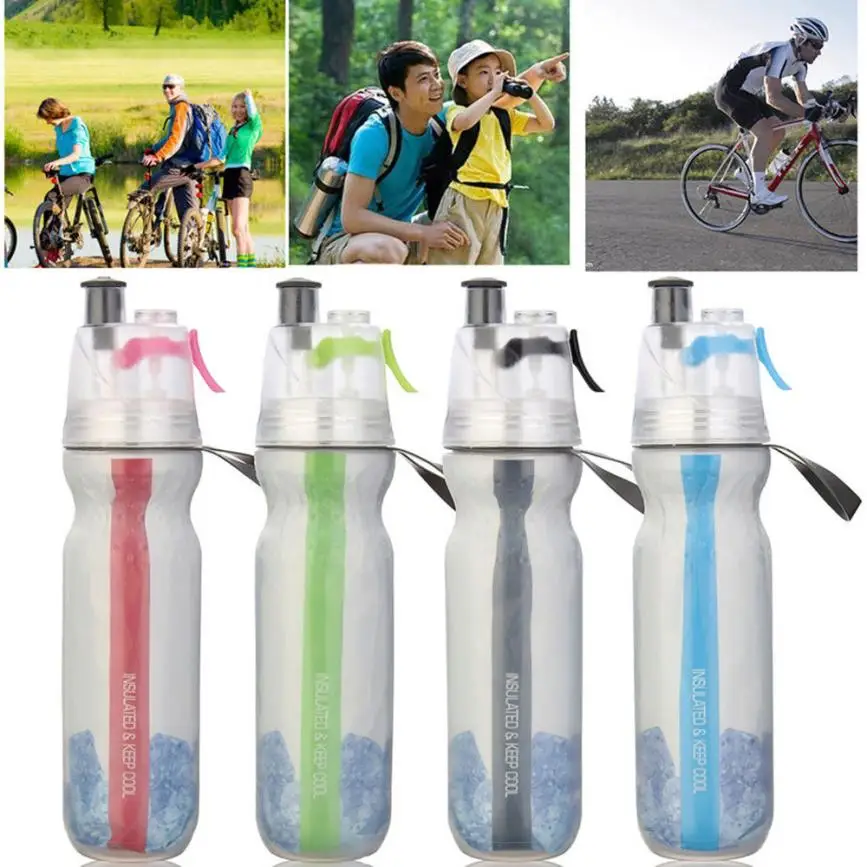 

FishSunDay 500ml Bike Bottle Spray Sports Kettle Sports Kettle Spray Kettle Bicycle Kettle 0723