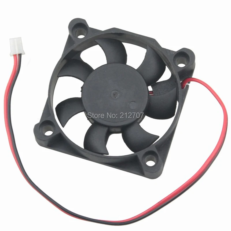 100 шт./компл. Gdstime 12 В 2Pin 50x50x10 5010s 50 мм Бесщеточный Охлаждающий вентилятор