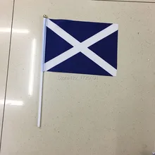 100 шт./партия, акция,, allSm, шотландский Флаг, 14*21 см#8, полиэстер, флаг