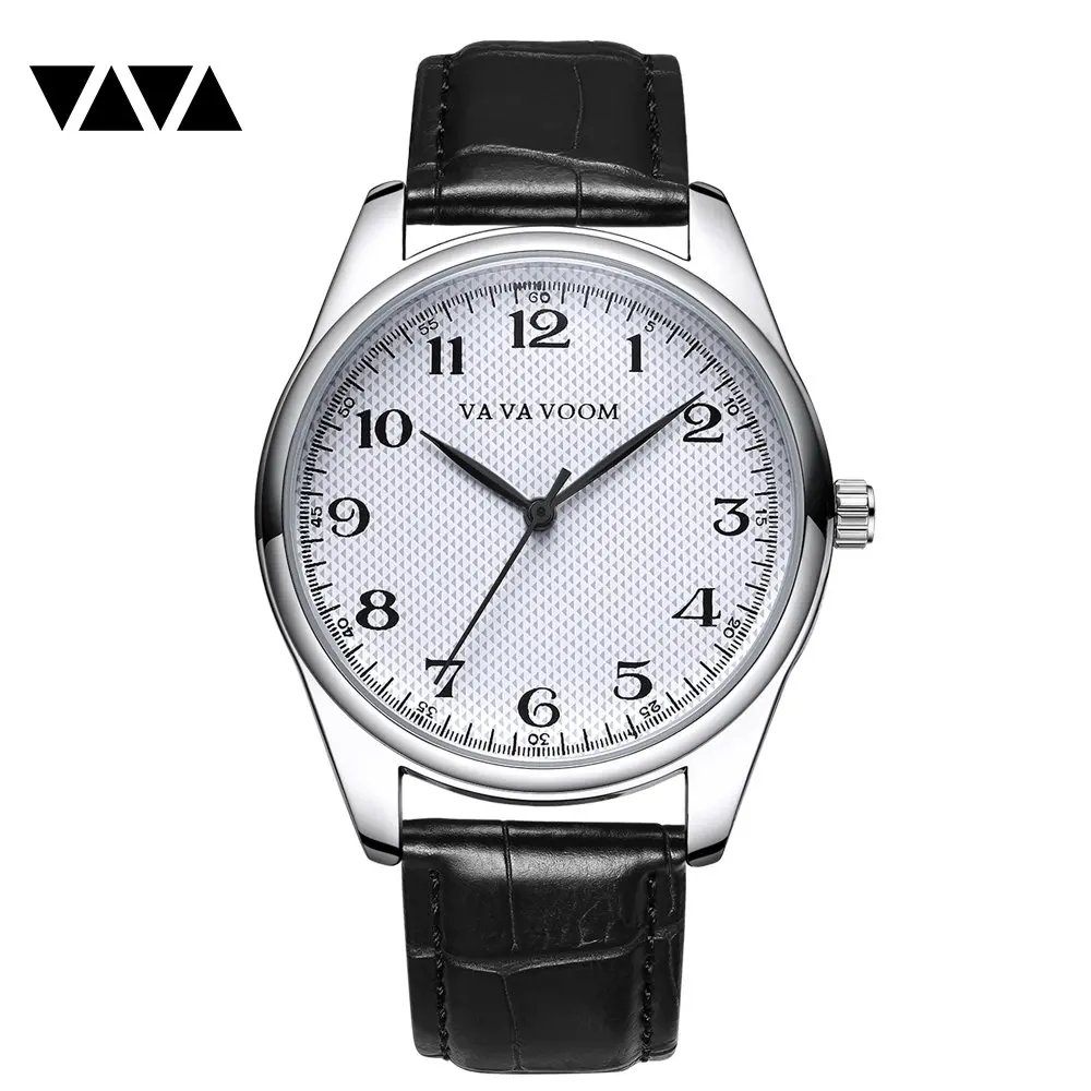 

Men's Retro Watch New Top Brand Ctreative Design Leather Strap Casual Fashion Wristwatch Quartz Movement Clock Relogio Masculino