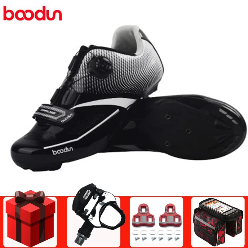 

BOODUN Road Cycling Shoes men New Ultralight Self-locking Non-slip Bike Shoes women Athletic Riding Shoes sapatilha ciclismo