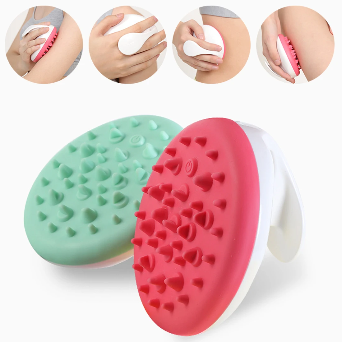 Hot Handheld Bath Shower Brush Meridian blood nerve patency Helper Anti