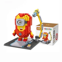 1 шт. DIY Мстители Мини современный Халк действие фильм куклы алмаз развивающий конструктор модели строительные блоки игрушки для детей