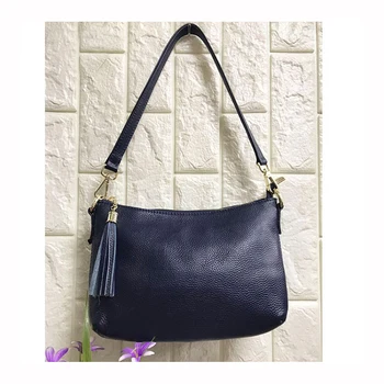 

WOMEN'S LEATHER BAG, FEMALE HOBO MESSENGER BAG, Women Genuine Leather Shoulder Bag, LADIES TASSELS LEATHER Cross body Bags, A403