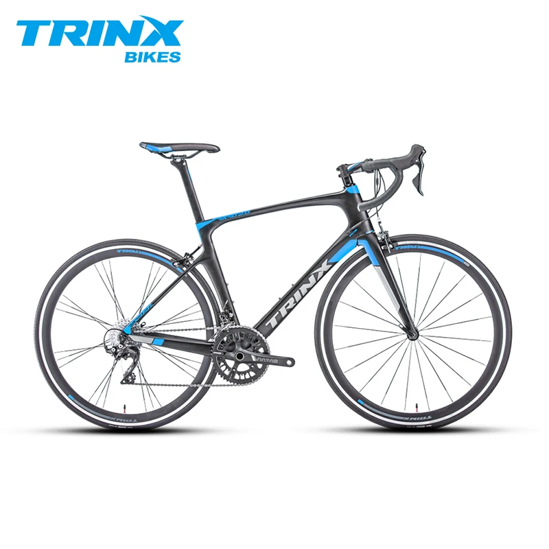 TRINX 22 Speed Carbon Fiber Road Bike Aero Racing Bicycle 105 Derailleur Set Caliper Brakes Compact Frames Bicicletta