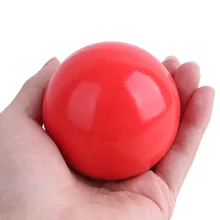 Pet Puppy Dog Products Red Solid Natural Rubber Elastic Pet Ball Toys, Bite Resistant Dog Toy Squeakers Training Toys