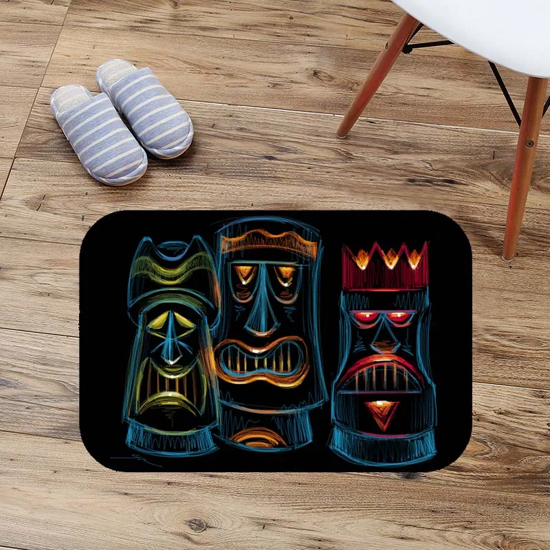 Напольный коврик Tiki противоскользящий водопоглощающий кухонный дверной под