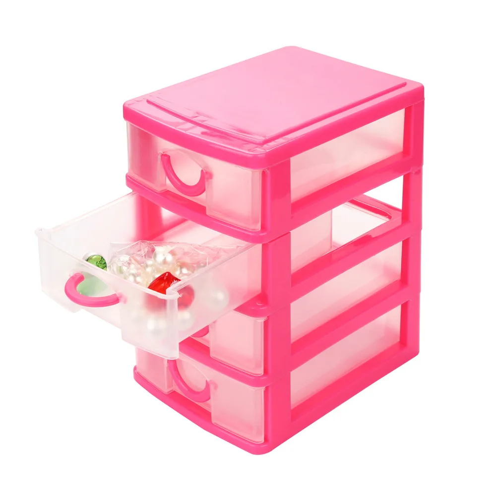 

2017 New Product Four Color Durable Plastic Mini Desktop Drawer Sundries Case Small Objects For Jewelry Drawer Organizer
