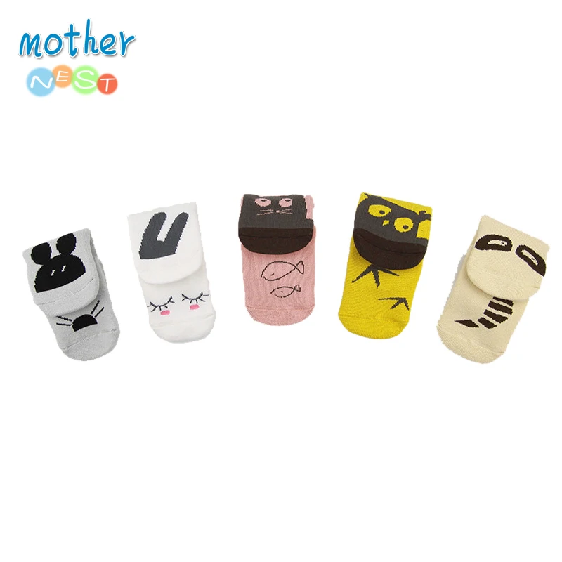Mother nest 2017 New Anti Slip Baby Socks Boys Girls Winter Short Socks 0-1 Year Toddler Newborn meias Baby Wear  (9)