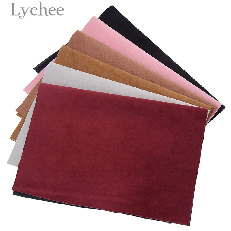 Lychee Life 29x21 см A4 бархат искусственная кожа ткань высокое качество сплошной цвет