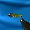 2022hot una placa de ninfa y forma de gamba integrado atado de moscas UV resina molde Gammarus segmentaria error bond molde atado de moscas herramientas ► Foto 3/6